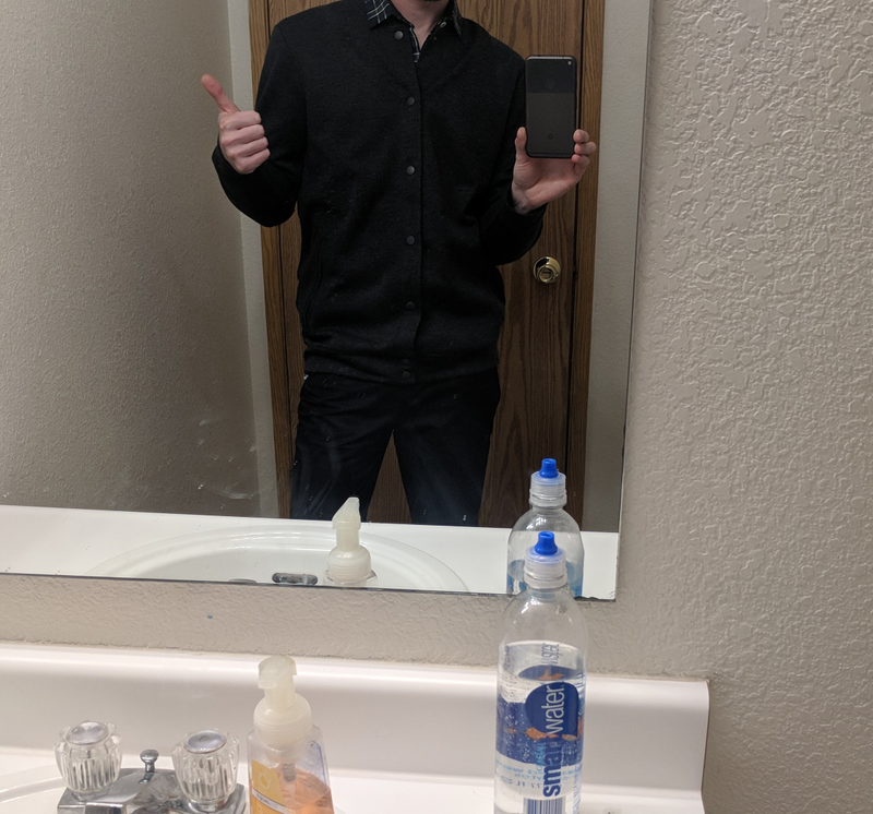 Yes I know I need to clean the mirror